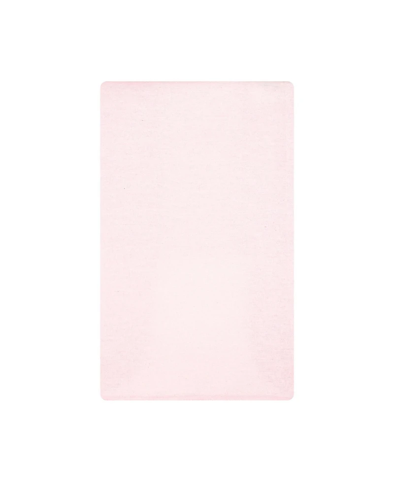 Hudson Baby Girl Cotton Poly Flannel Burp Cloths 10-Pack, Happy Strawberries, One Size