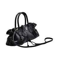 Carlos Falchi Mini Satchel Leather Bag