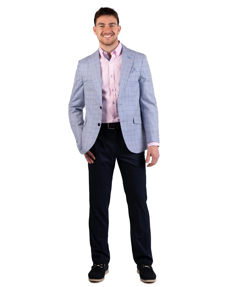 Tailorbyrd Men's Mini Windowpane Sport Coat