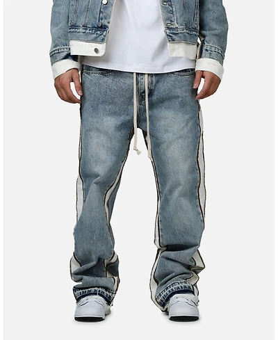 mnml Men's Ultra Baggy Border GN8 Denim Jeans