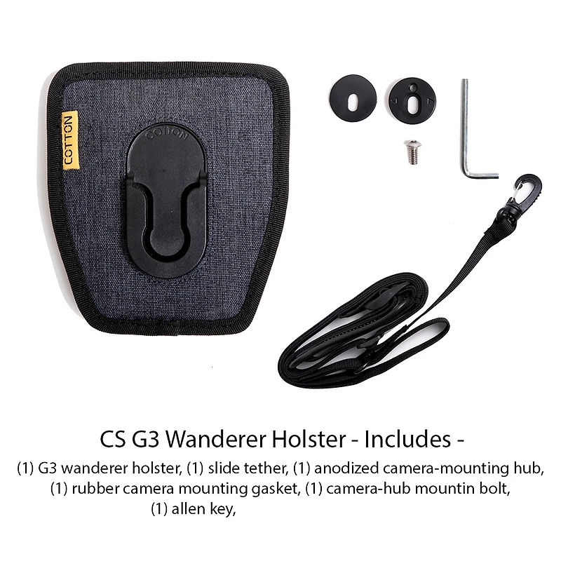 Cotton Carrier Ccs G3 Wanderer Side Holster for Camera