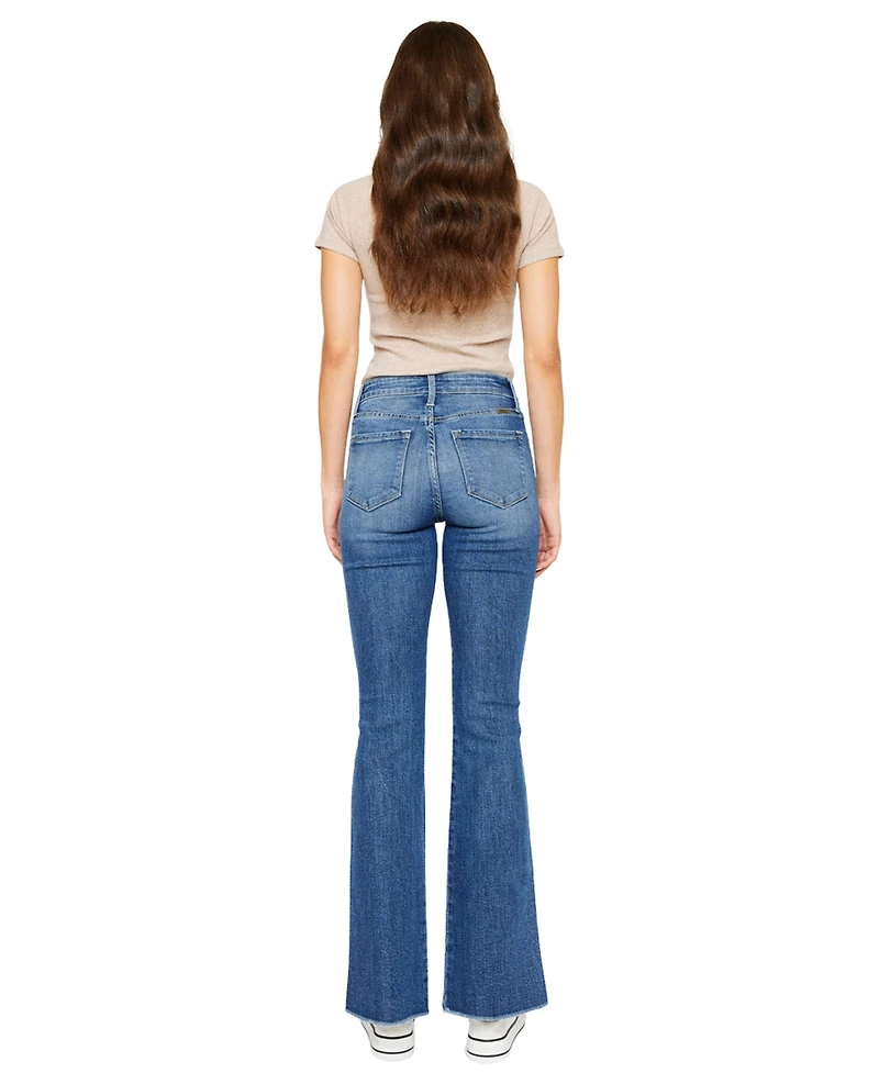 KanCan Women's Citrine High-Rise Bootcut Jeans