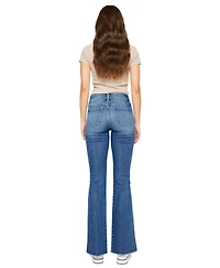 KanCan Women's Citrine High-Rise Bootcut Jeans
