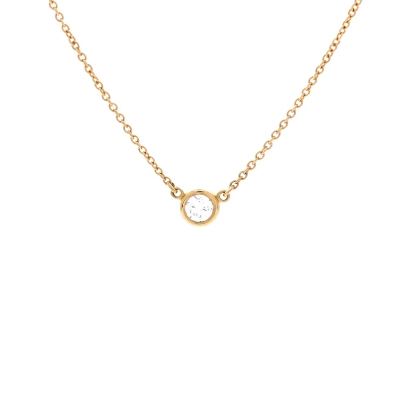 Pre-Owned Tiffany & Co Elsa Peretti Diamonds By The Yard Pendant Necklace