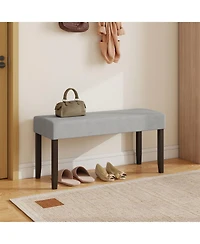 Slickblue Padded Entryway Bench for Bedroom and Living Room