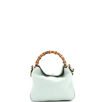 Pre-Owned Gucci Small Diana Nm Bamboo Shoulder Bag Leather