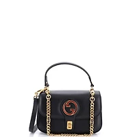 Pre-Owned Gucci Small Blondie Nm Chain Top Handle Bag Leather