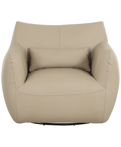 Versa 41" Leather Swivel Chair