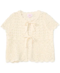 Cece Girls/Bernard Chaus Inc Girls' 7-16 Short-Sleeve Shrug