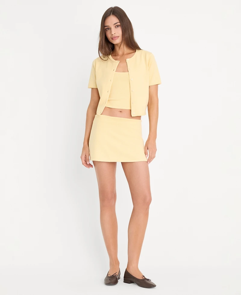 Good American Women's The Keepsake Pull-On Skort