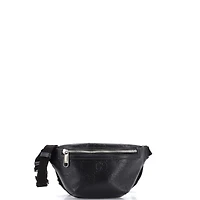 Pre-Owned Gucci Small Belt Bag Gg Embossed Perforated Leather