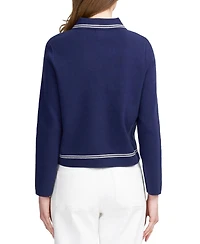 Elle Collection Women's Fine Gauge Western Cardigan