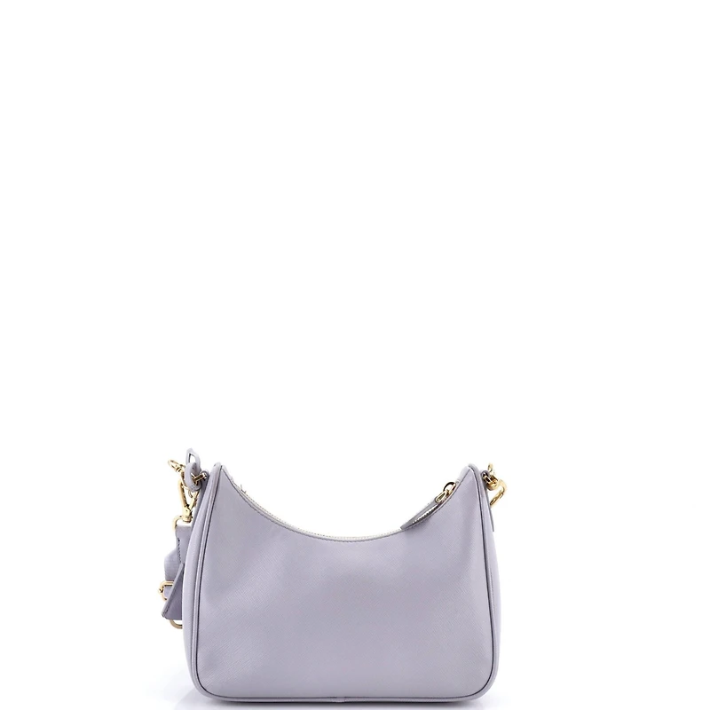 Pre-Owned Prada Small Re-Edition 2005 Shoulder Bag Saffiano Leather