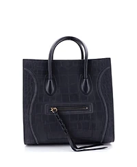 Pre-Owned Celine Medium Phantom Bag Embossed Leather