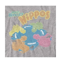 Logovision Men's Hungry Hippos Time to Play T Shirt
