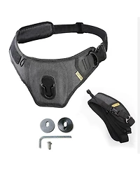 Cotton Carrier SlingBelt Carrying System with Tether for 1-Camera