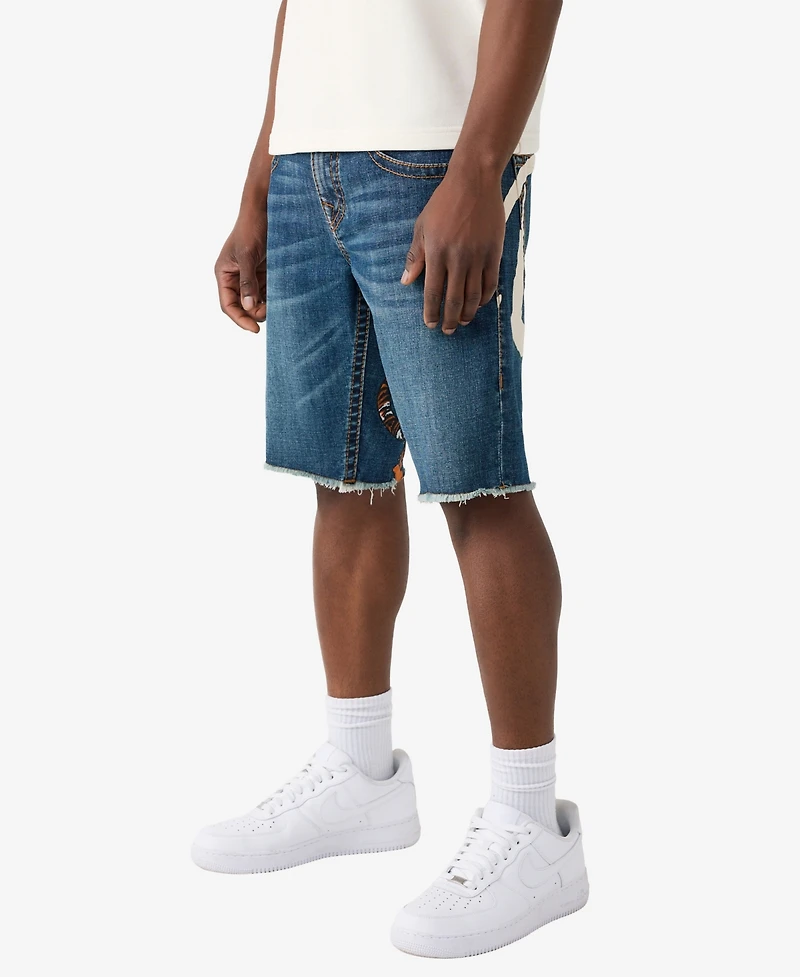 True Religion Men's 12" Straight-Fit Shorts