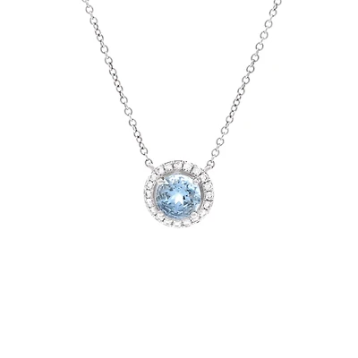 Pre-Owned Tiffany & Co Soleste Round Pendant Necklace