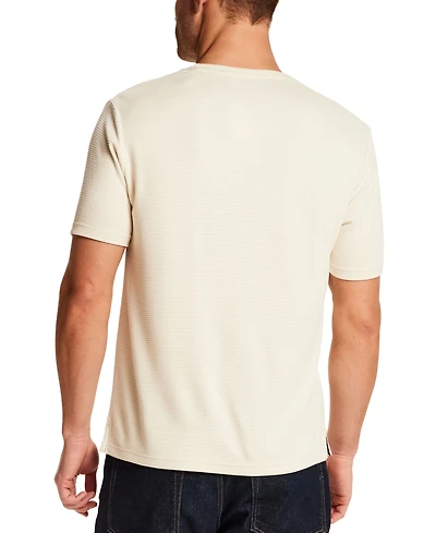 Vintage & Black Men's Horizontal Ribbed T-Shirt