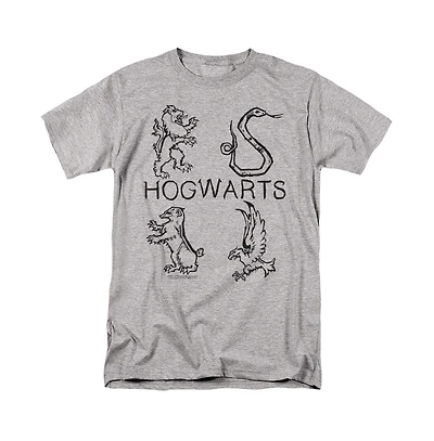Harry Potter Men's Literary Crests T-Shirt