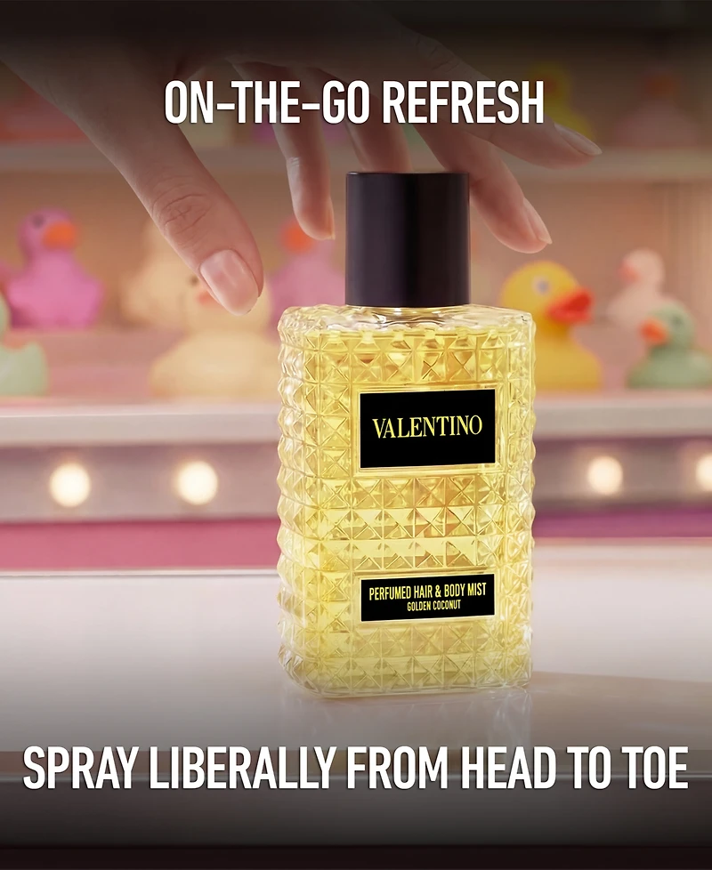 Valentino Born in Roma Golden Coconut Hair and Body Mist, 3.3 oz.