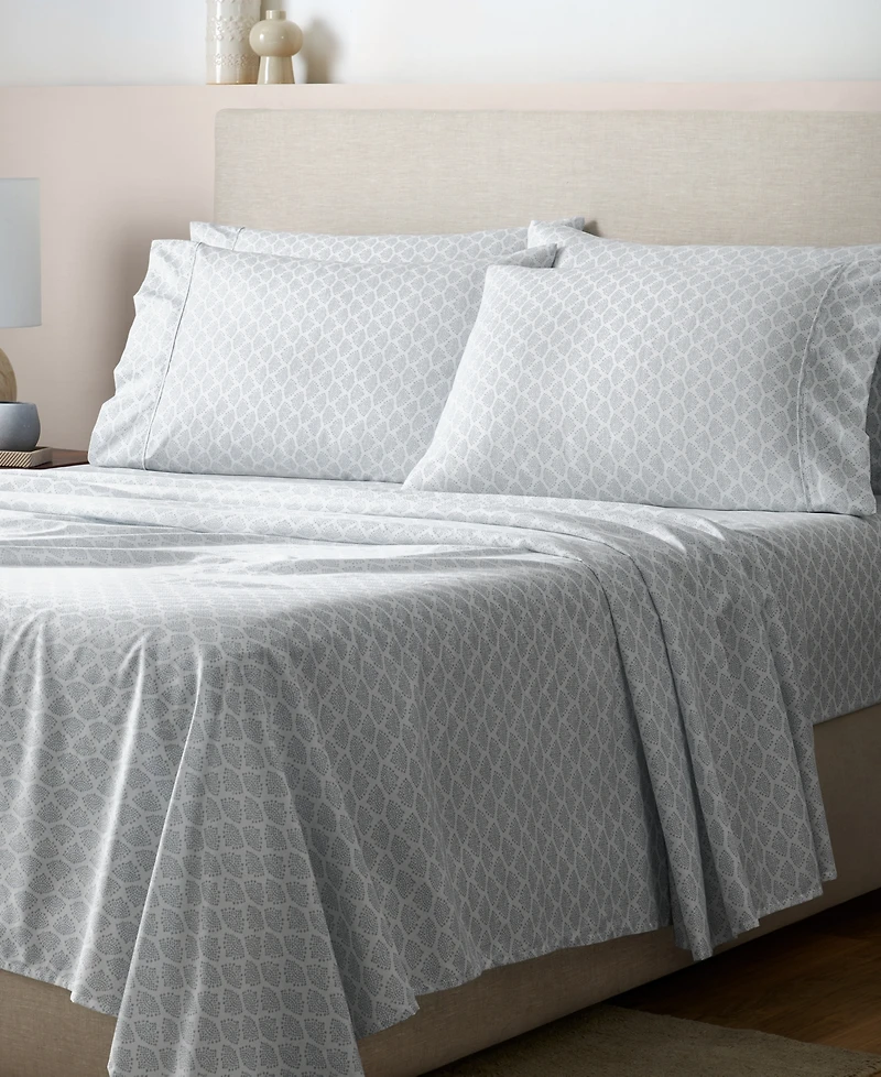 Gaiam Cooling Brushed Microfiber 4-Piece Sheet Set, Twin