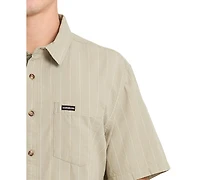 Quiksilver Men's Dobby Stripe Short-Sleeve Shirt