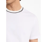 Michael Kors Men's Contrast Tipping Crewneck T-Shirt