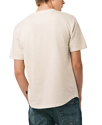 Buffalo David Bitton Men's Striped Short-Sleeve Henley T-Shirt
