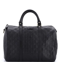 Pre-Owned Gucci Medium Joy Boston Bag Guccissima Leather