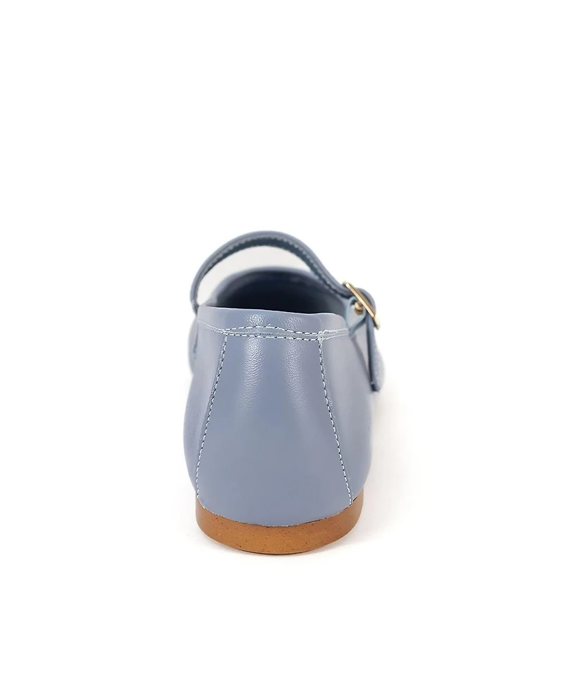 Menina Step Women's Boheme Leather Mary Jane Flat