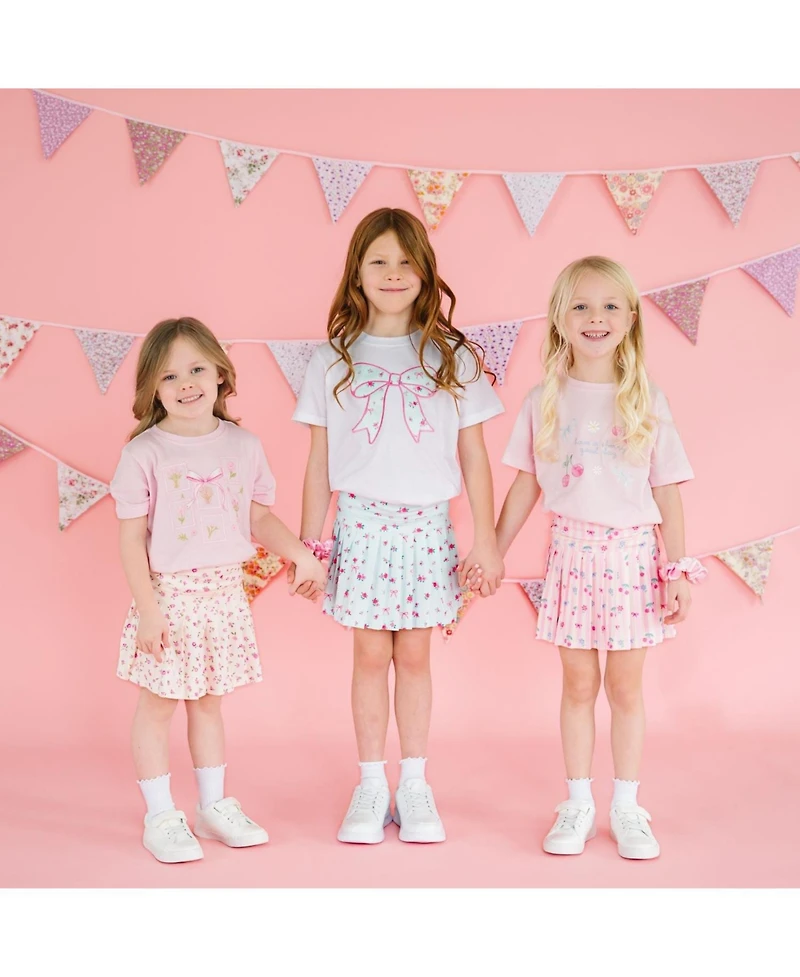 Sweet Wink Little Girl's Cherry Good Day Short Sleeve T-Shirt