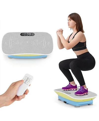 Inolait Vibration Plate Exercise Machine for Lymphatic Drainage and Weight Loss with 10 Speed Intensities
