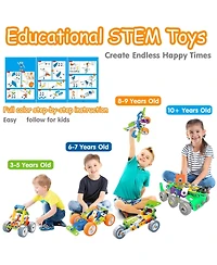 Gnuadz 175-piece Stem Building Toys Educational Construction Set - A