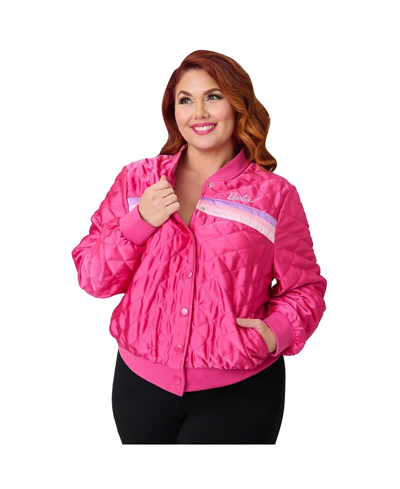 Unique Vintage Plus Quilted Varsity Jacket