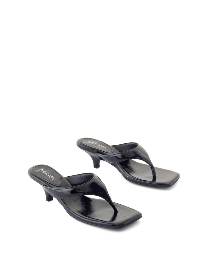 Therapy Australia Women's North Square Toe Thong Heel