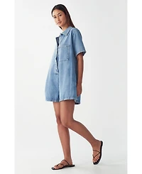 St Mrlo Women's Denim Romper
