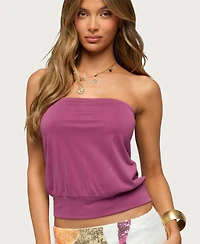 Edikted Women's Lanah Back Cutout Strapless Top