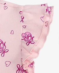 Epic Threads Toddler Girls' 12M-5T Ballet-Print Double-Flutter T-Shirt, Macy's Exclusive