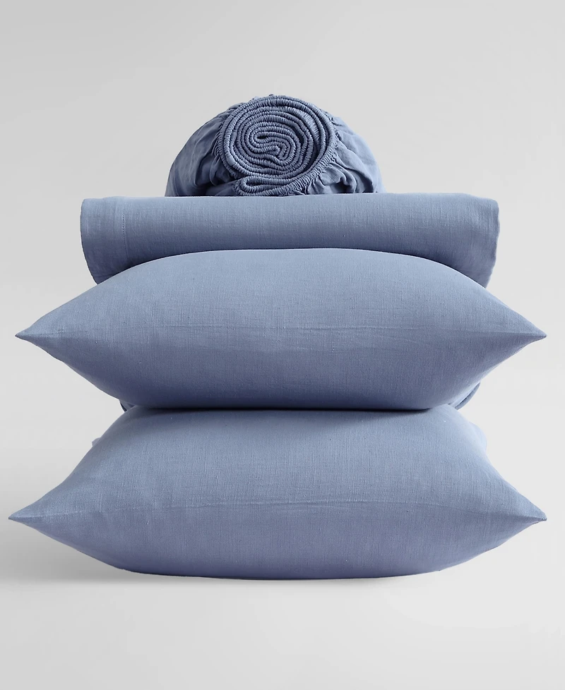 Calvin Klein Soho Solid Washed Cotton 4-Pc. Sheet Set