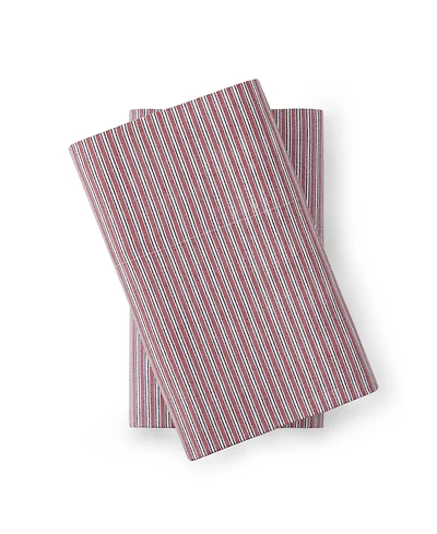 Tommy Hilfiger Essentials Solid Cotton Percale 2-Pc. Pillowcase Set, Standard