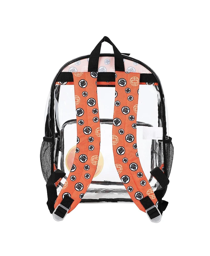 Dragon Ball Z Dragon Ball 16" Clear Backpack For School And Travel