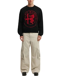 Cotton On Men's Modern Box-Fit Crew Knit Long-Sleeve Sweater