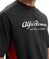 Cotton On Men's Cropped Modern-Fit Alfa Romeo T-Shirt