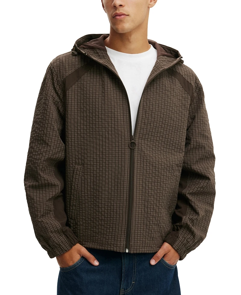 Cotton On Men's Hooded Spray Long-Sleeve Jacket