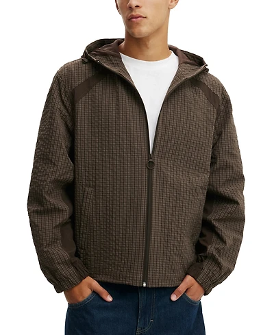 Cotton On Men's Hooded Spray Long-Sleeve Jacket