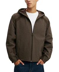 Cotton On Men's Hooded Spray Long-Sleeve Jacket