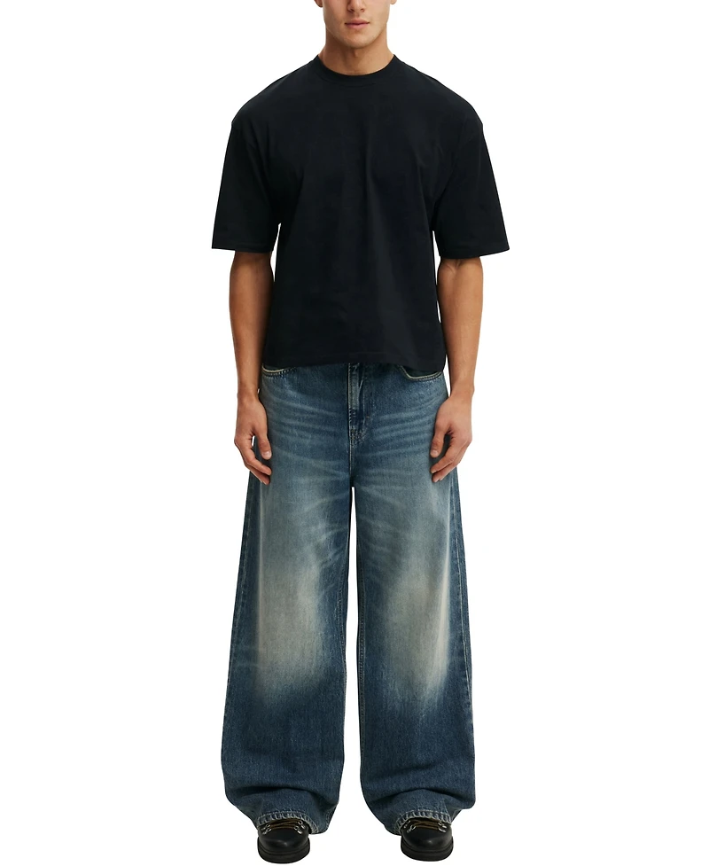 Cotton On Men's Cropped Modern-Fit Short-Sleeve T-Shirt