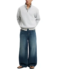 Cotton On Men's Zip Fleece Sweatshirt