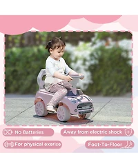 Qaba Toddler Ride on Toy, Foot to Floor Sliding Car,